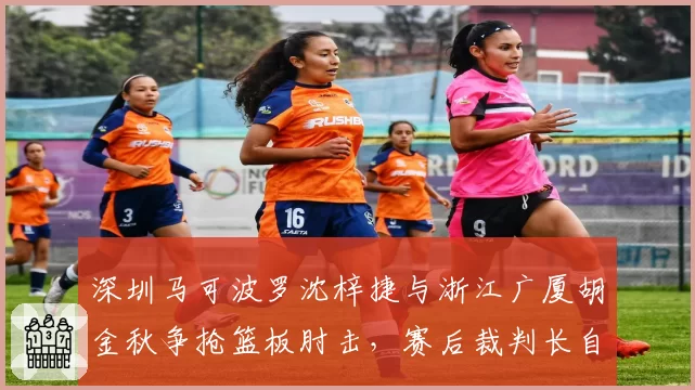 深圳马可波罗沈梓捷与浙江广厦胡金秋争抢篮板肘击，赛后裁判长自认误判